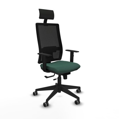 Bürostuhl mit Kopfstütze Piqueras y Crespo 1D066G1 grün