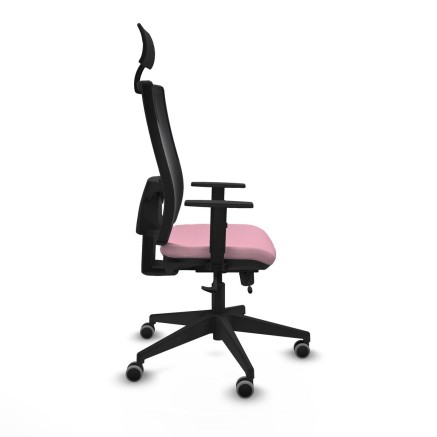 Office Chair with Headrest Piqueras y Crespo 1D066G1 Pink 2