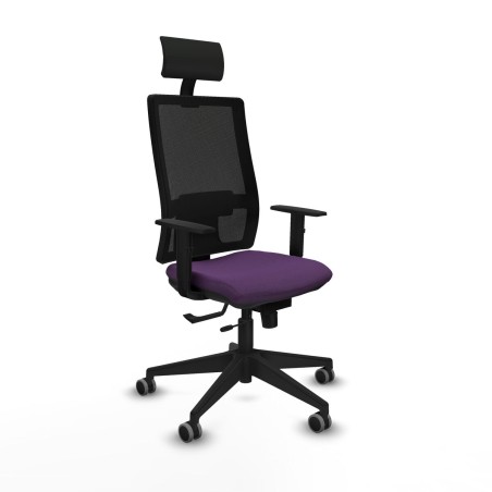 Chaise de Bureau avec Appui-tête Piqueras y Crespo 1D066G1 Violet