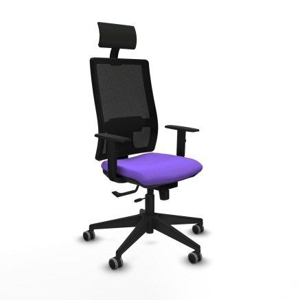Bürostuhl mit Kopfstütze Piqueras y Crespo 1D066G1 Lila