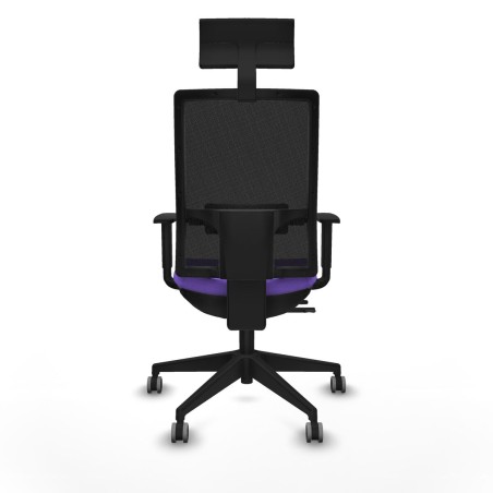 Office Chair with Headrest Piqueras y Crespo 1D066G1 Lilac