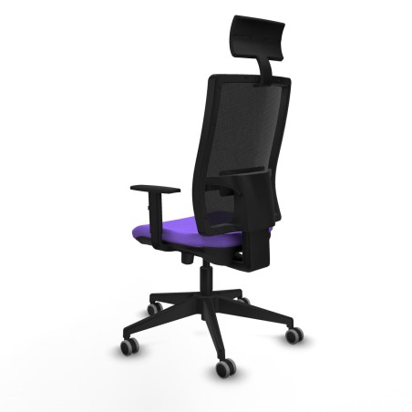 Sedia Ufficio con Poggiatesta Piqueras y Crespo 1D066G1 Lilla
