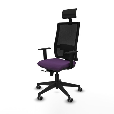 Chaise de Bureau avec Appui-tête Piqueras y Crespo 1D066G1 Violet