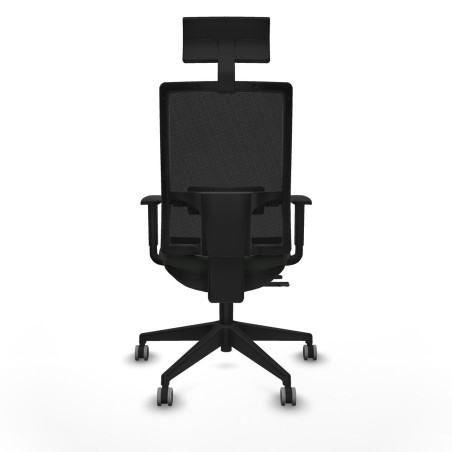 Office Chair with Headrest Piqueras y Crespo 1D066G1 Black