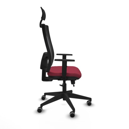 Bürostuhl mit Kopfstütze Piqueras y Crespo 1D066G1 Granatrot 2