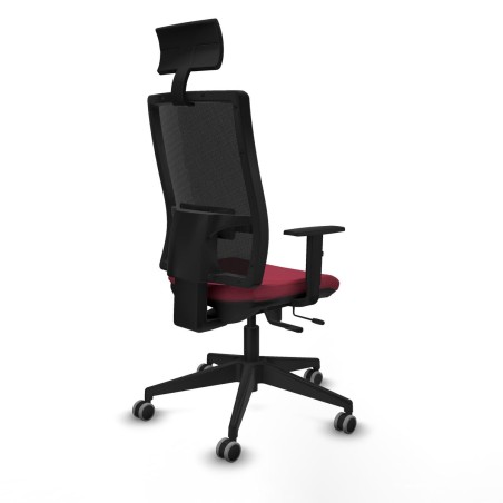 Office Chair with Headrest Piqueras y Crespo 1D066G1 Maroon
