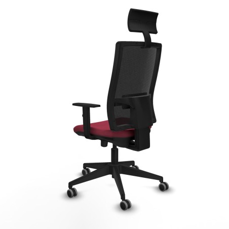 Office Chair with Headrest Piqueras y Crespo 1D066G1 Maroon