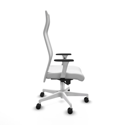Chaise de Bureau Piqueras y Crespo B1B026N Blanc 2