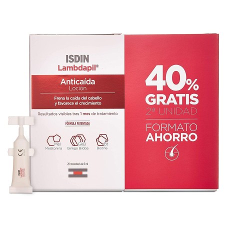 Anti-Haarverlies Kuur Isdin Lambdapil Enkele Dosis 40 Stuks