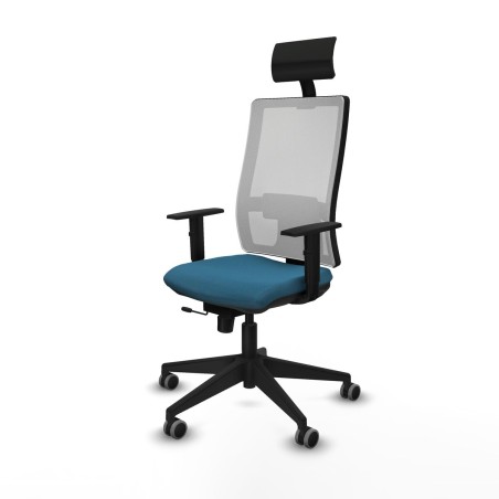 Sedia Ufficio con Poggiatesta Piqueras y Crespo 1D066G1 Verde petrolio