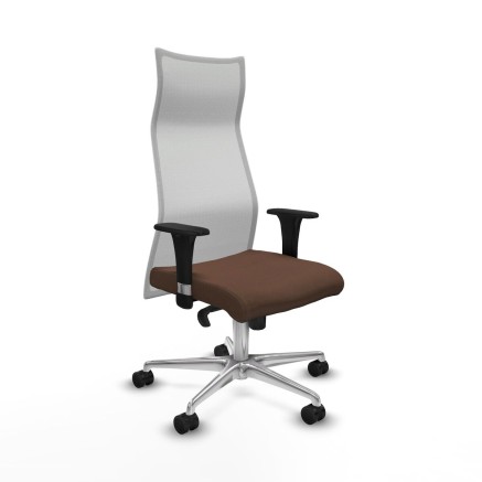 Sedia da Ufficio Piqueras y Crespo B1C086N Marrone scuro