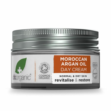Voedende Dagcrème Moroccan Argan oil Dr.Organic Argán 50 ml