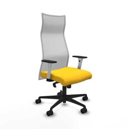 Chaise de Bureau Piqueras y Crespo B1B036N Jaune