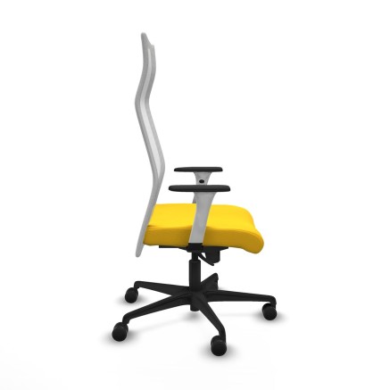 Chaise de Bureau Piqueras y Crespo B1B036N Jaune 2