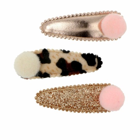Fermagli per Capelli Inca  Pompon 3 Unità