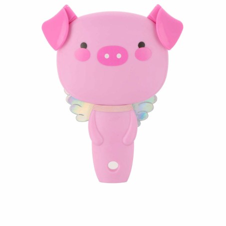 Knotenlösende Haarbürste Inca  Rosa Schwein