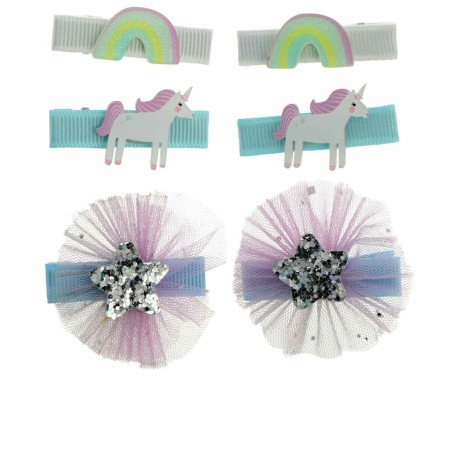 Haarspeldjes Inca Multicolour 6 Stuks