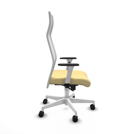 Chaise de Bureau Piqueras y Crespo B1B026N Crème 2