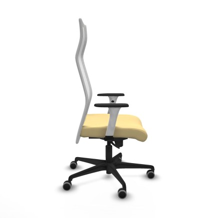 Chaise de Bureau Piqueras y Crespo B1B036G Crème 2
