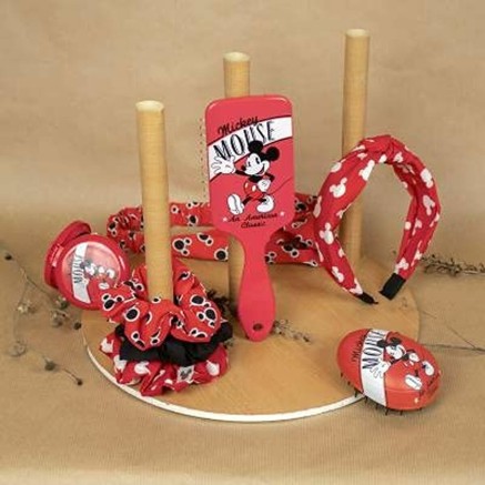 Cepillo Desenredante Disney  Rojo Mickey Mouse 7 x 9 x 4 cm 2