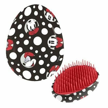 Cepillo Desenredante Disney  Negro Minnie Mouse 7 x 9 x 4 cm