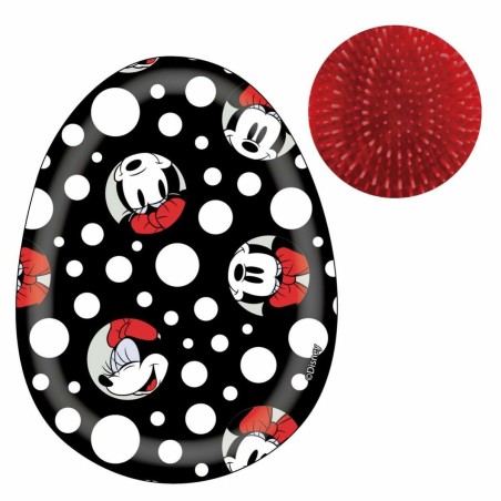 Brosse Démêlante Disney  Noir Minnie Mouse 7 x 9 x 4 cm