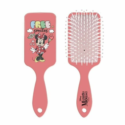 Knotenlösende Haarbürste Disney  7,5 x 22,5 x 3,5 cm Rosa Minnie Mou