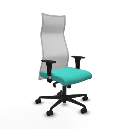 Sedia da Ufficio Piqueras y Crespo B1C036N Turchese