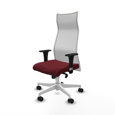 Sedia da Ufficio Albacete Piqueras y Crespo B1C026N Rosso Granato