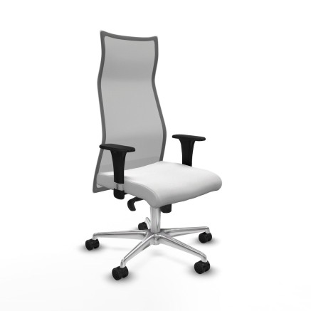 Chaise de Bureau Albacete Piqueras y Crespo B1C086N Blanc