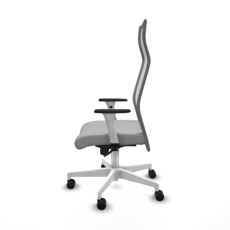 Chaise de Bureau Albacete Piqueras y Crespo B1B026N Gris clair