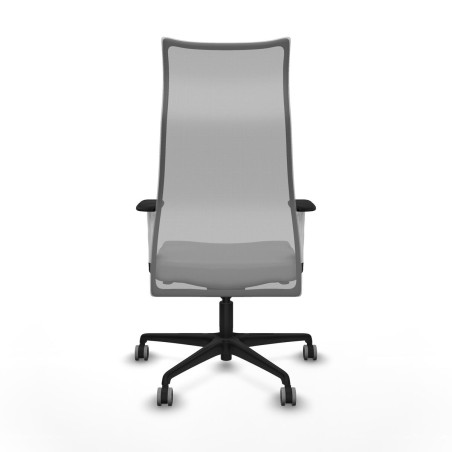 Chaise de Bureau Albacete Piqueras y Crespo B1B036G Gris clair