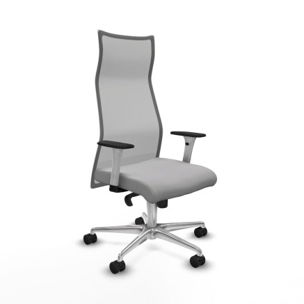 Sedia da Ufficio Albacete Piqueras y Crespo B1B086N Grigio chiaro