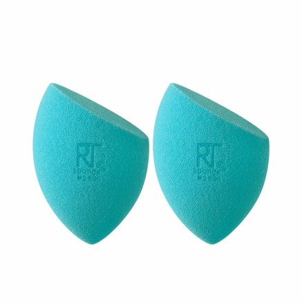 Spugnetta per il Trucco Real Techniques Miracle Airblend Azzurro (2 Un