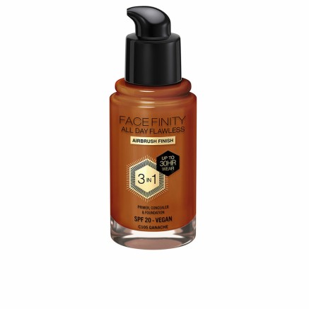 Base de Maquillaje Cremosa Max Factor Face Finity All Day Flawless 3 e