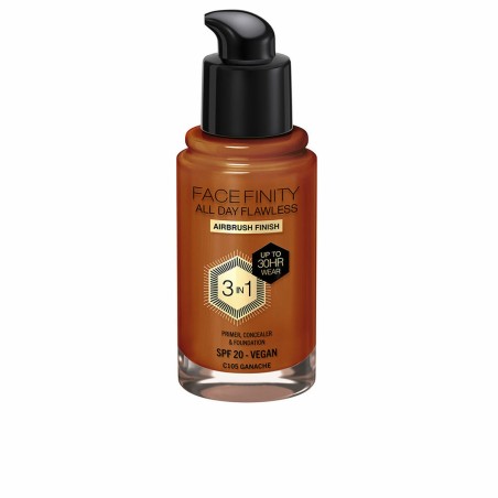 Base de Maquillaje Cremosa Max Factor Face Finity All Day Flawless 3 e