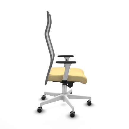 Chaise de Bureau Piqueras y Crespo Albacete Crème 2