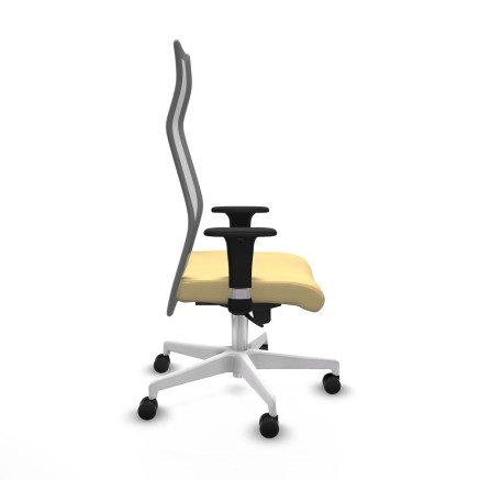 Chaise de Bureau Piqueras y Crespo Albacete Crème 2