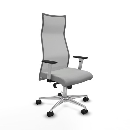 Chaise de Bureau Albacete Piqueras y Crespo B1B086N Gris clair