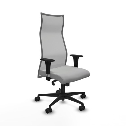 Chaise de Bureau Albacete Piqueras y Crespo B1C036N Gris clair