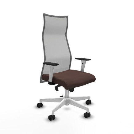 Chaise de Bureau Albacete Piqueras y Crespo B1B026N Brun foncé