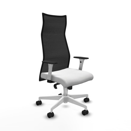 Chaise de Bureau Piqueras y Crespo B1B026N Blanc