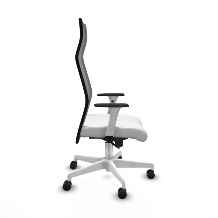 Chaise de Bureau Piqueras y Crespo B1B026N Blanc 2