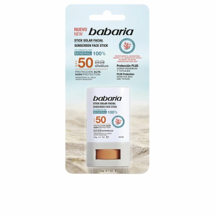 Sonnenschutzcreme für das Gesicht Babaria Solar Stick Facial Spf 50 2