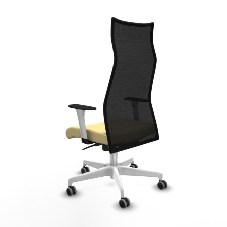 Chaise de Bureau Albacete Piqueras y Crespo B1B026G Crème