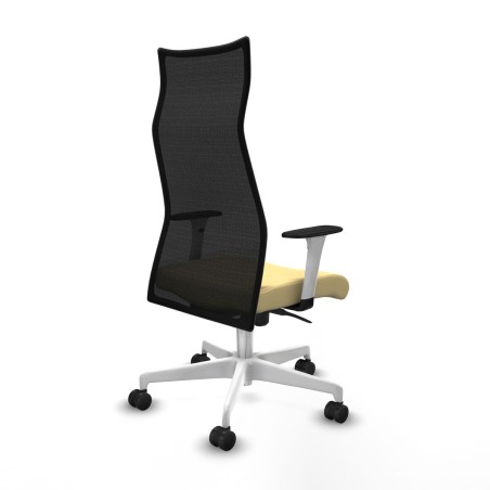 Chaise de Bureau Albacete Piqueras y Crespo B1B026N Crème