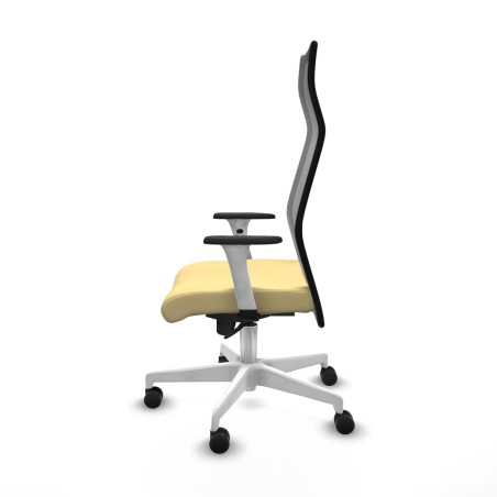 Chaise de Bureau Albacete Piqueras y Crespo B1B026N Crème