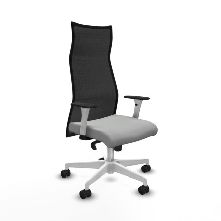 Chaise de Bureau Albacete Piqueras y Crespo B1B026N Gris clair