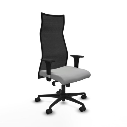 Chaise de Bureau Albacete Piqueras y Crespo B1C036N Gris clair
