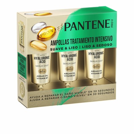 Tratamiento Capilar Alisador Pantene 30 seconds Ampollas 3 x 15 ml 15